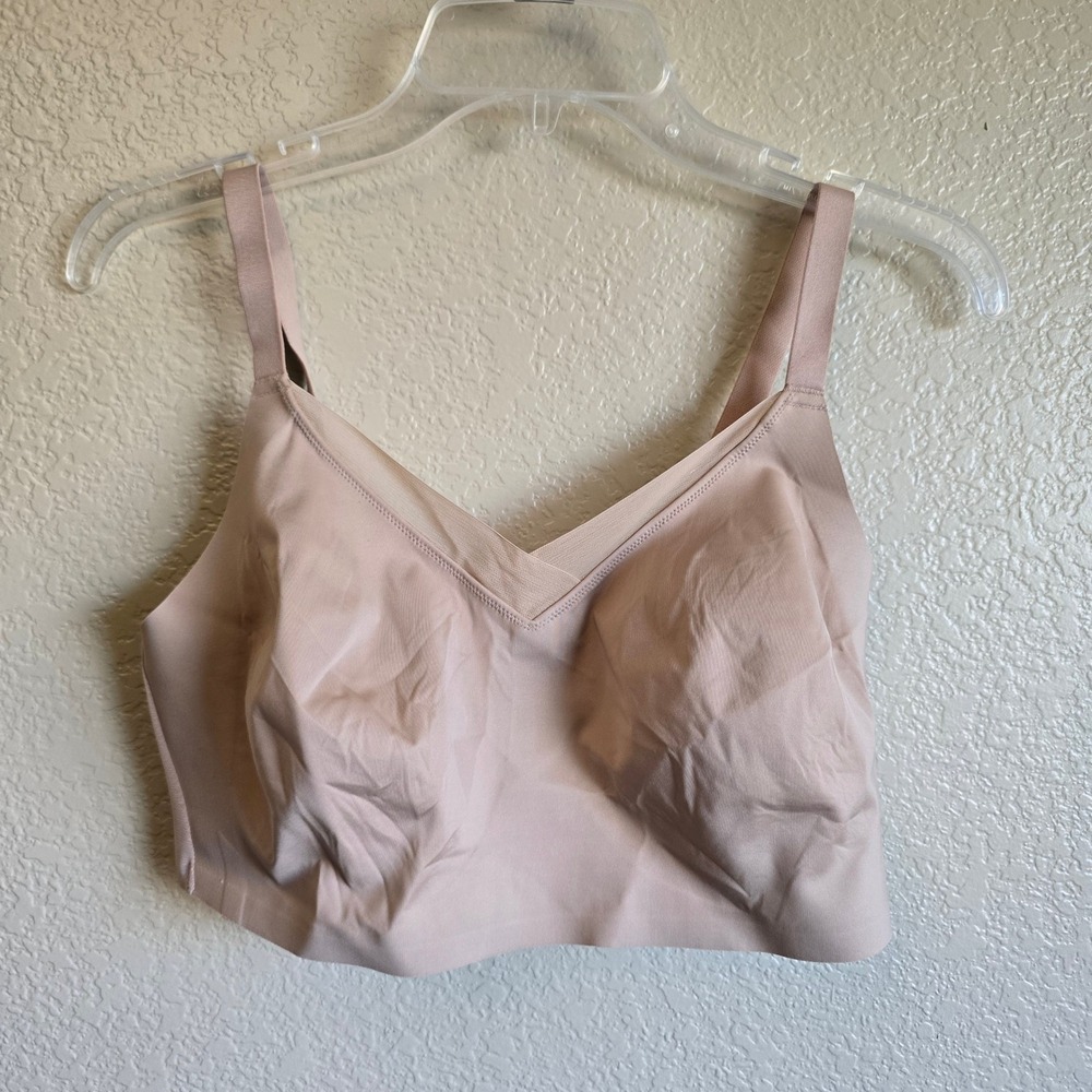 ThirdLove crossover minimizer Wireless Bra Taupe Beige 34F NWT